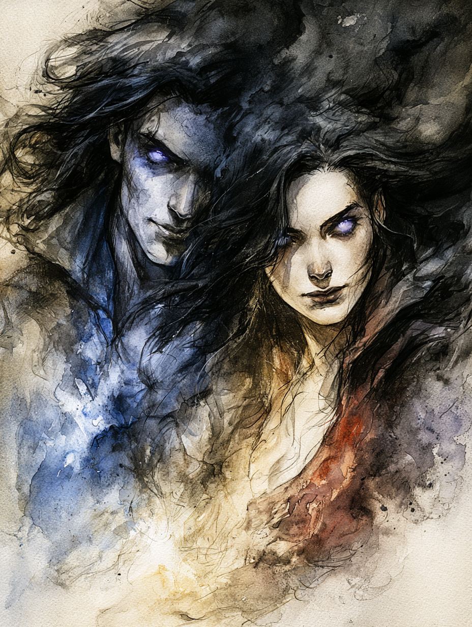 A portrait of Eyralae, part of Auldwyn, a Neverwinter Nights EE persistent world