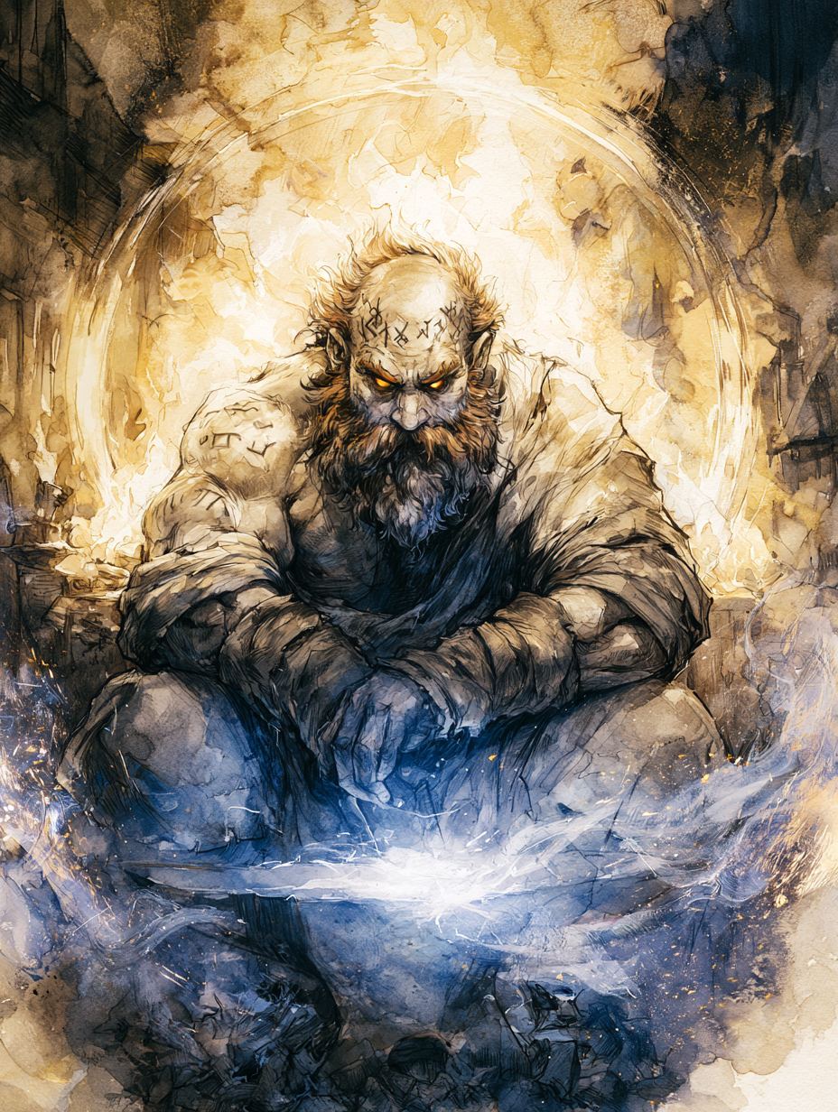 A portrait of Torin, part of Auldwyn, a Neverwinter Nights EE persistent world