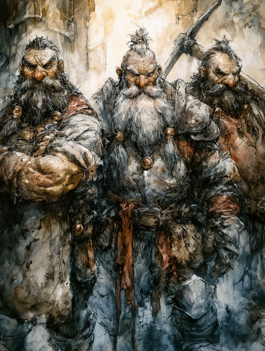A depiction of the Dwarves, part of Auldwyn, a Neverwinter Nights EE persistent world