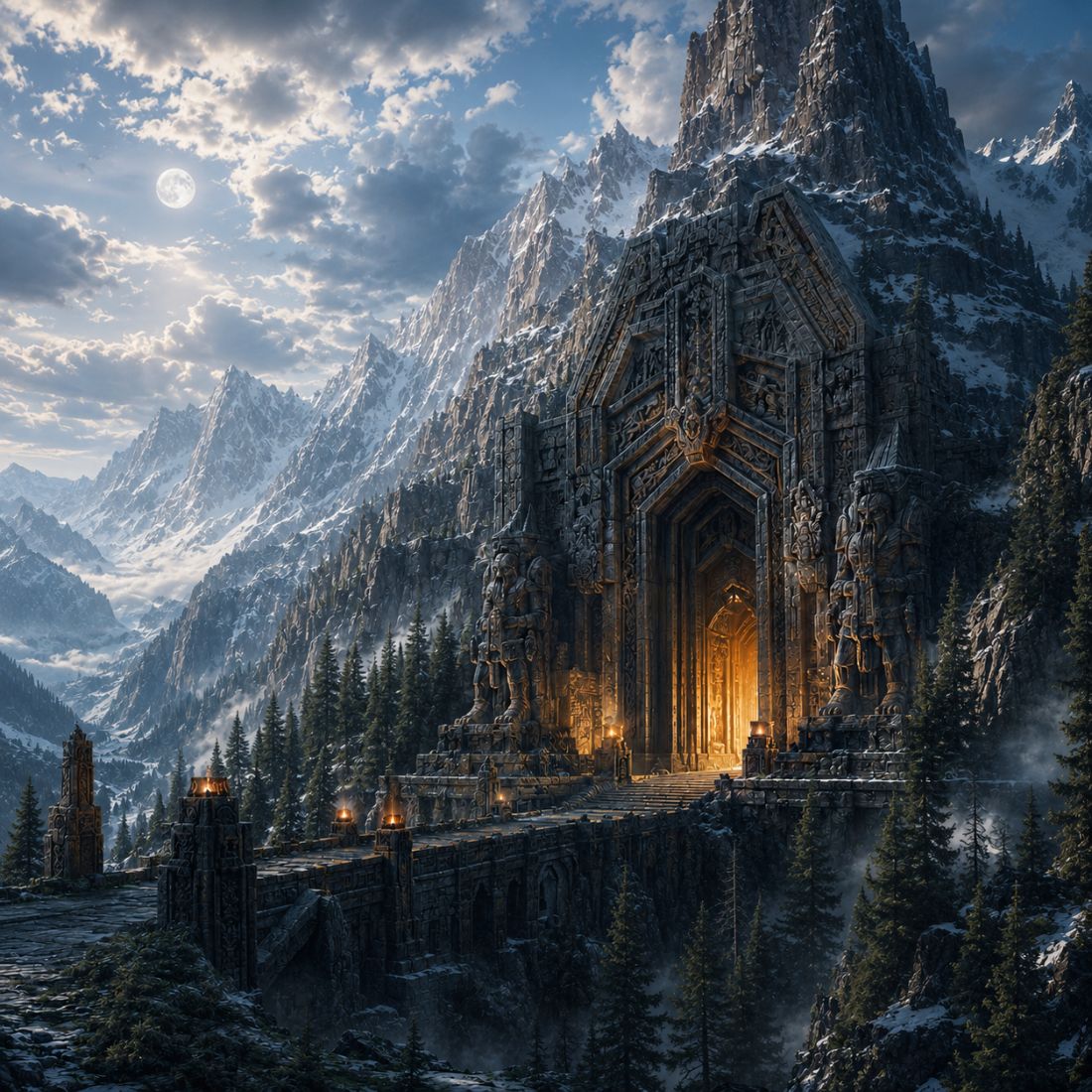A depiction of Karrick-Har, part of Auldwyn, a Neverwinter Nights EE persistent world