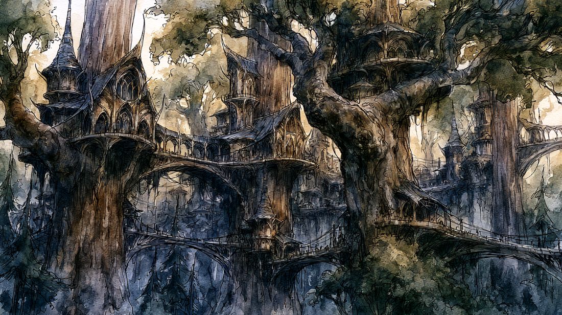A depiction of The Verdant Weald, part of Auldwyn, a Neverwinter Nights EE persistent world